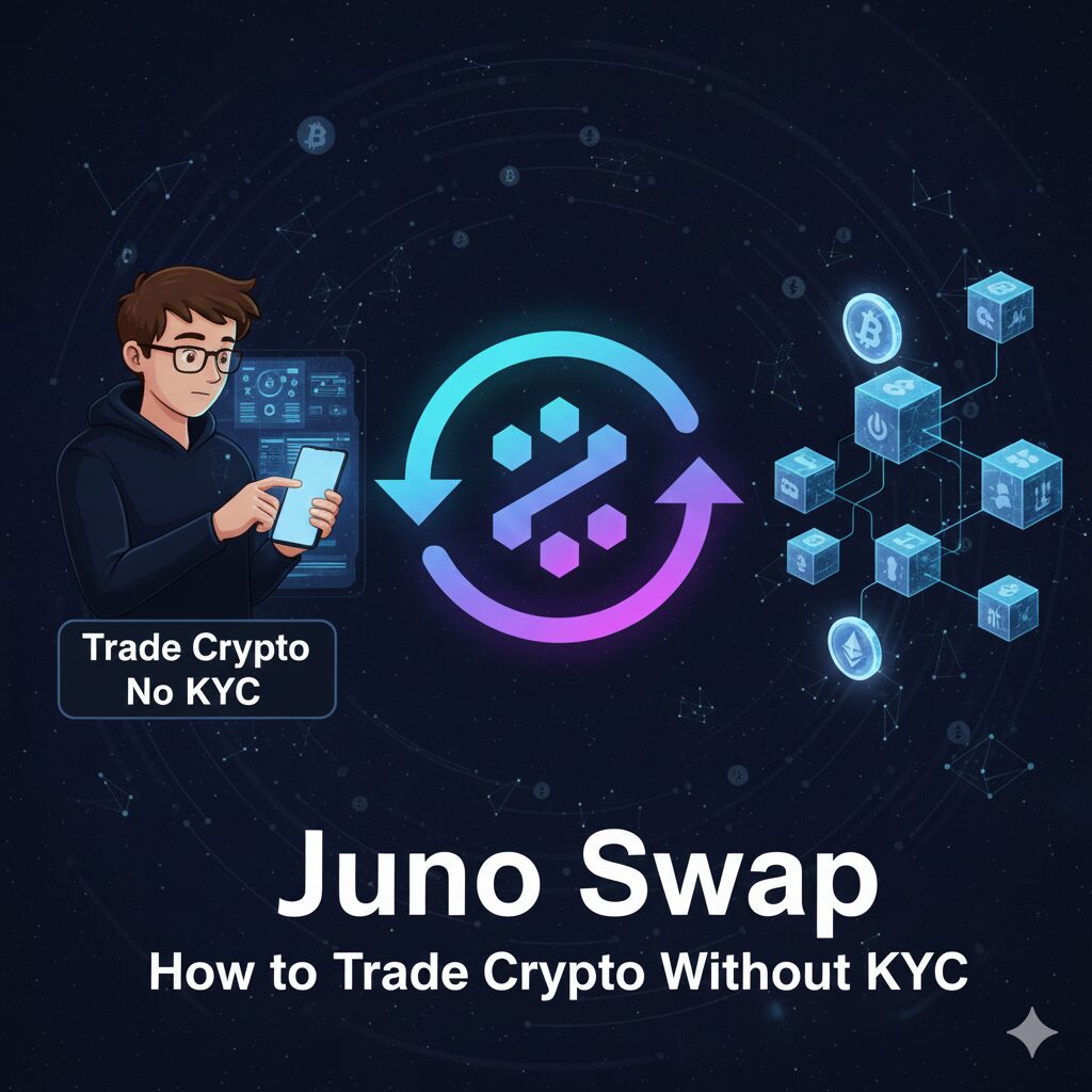 How to Trade Crypto Without KYC Using Juno Swap